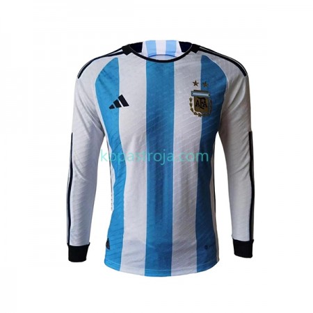 Billiga Fotbollströjor Argentina Hemma tröja WM 2022 Långärmad